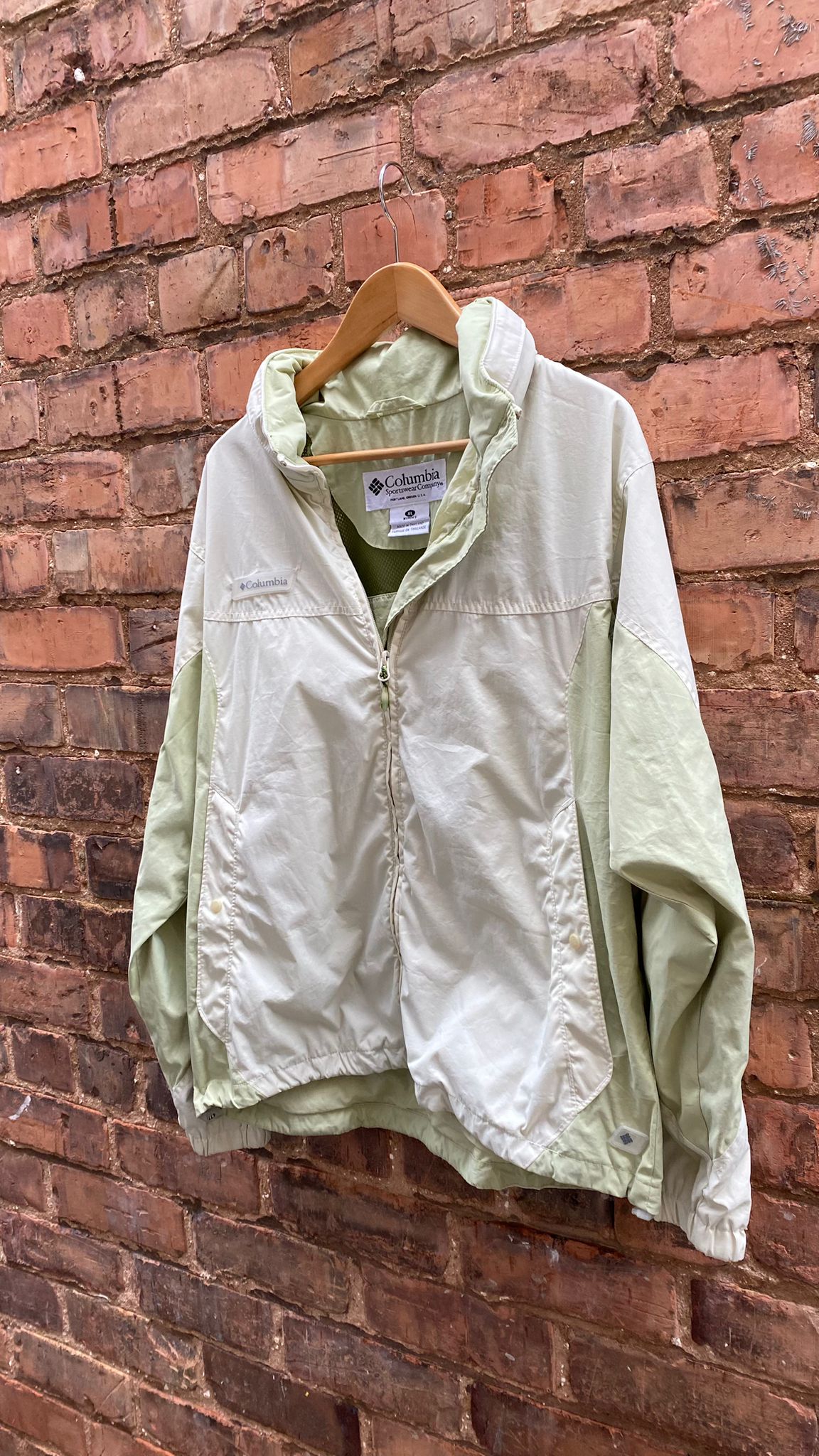 Columbia Lightweight Jacket, Beige, Wms XL