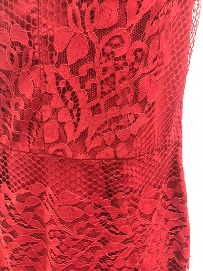 Next  Red lace Bodycon Dress, BNWT , 6