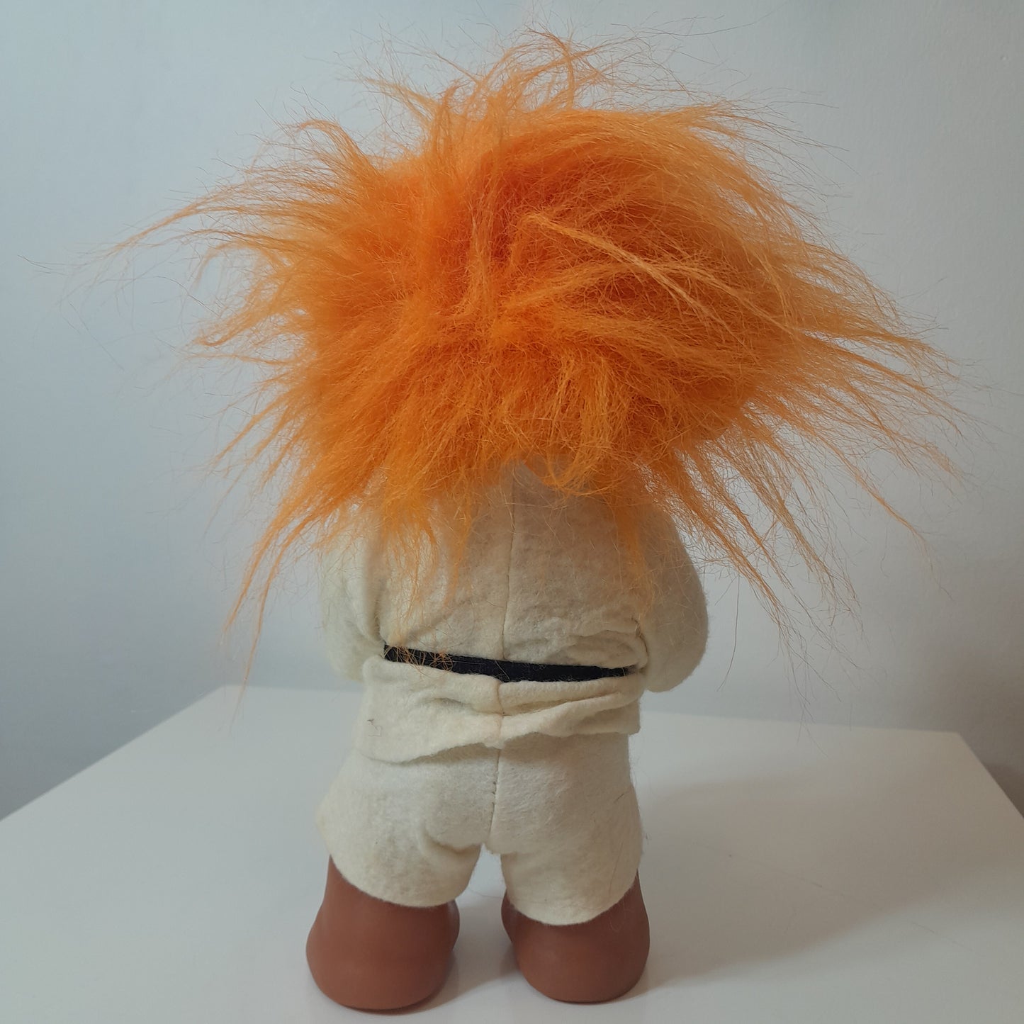 Vintage Troll Thomas Dam 1977 Orange Hair Karate