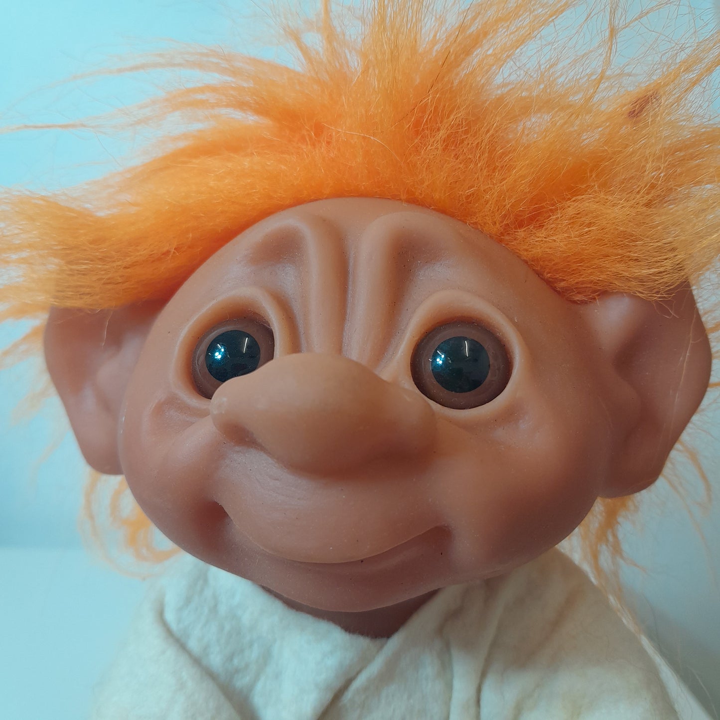 Vintage Troll Thomas Dam 1977 Orange Hair Karate