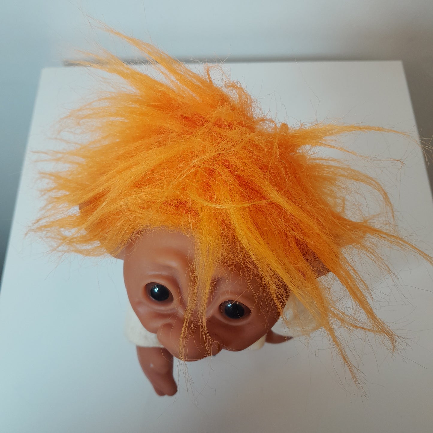 Vintage Troll Thomas Dam 1977 Orange Hair Karate