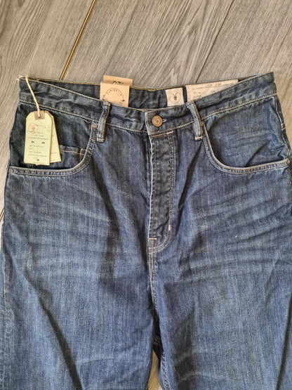 AllSaints Carrot Fit Blue Jeans W28 BNWT