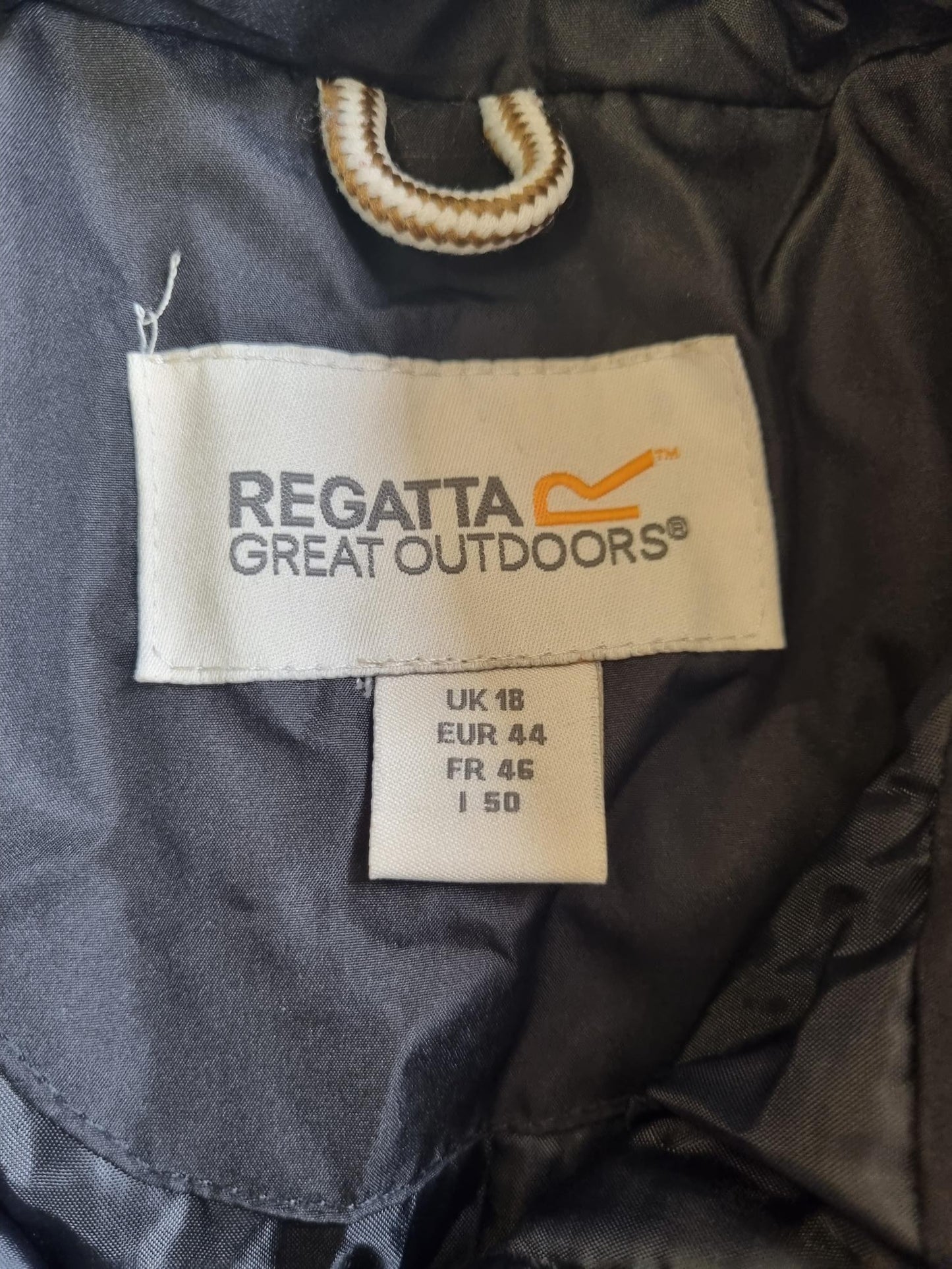 Regatta Black Padded Jacket Size 18