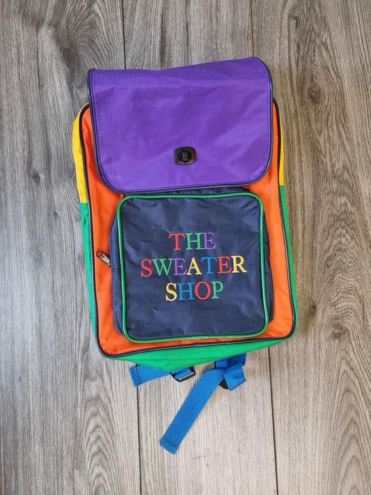 Vintage Retro The Sweater Shop Backpack