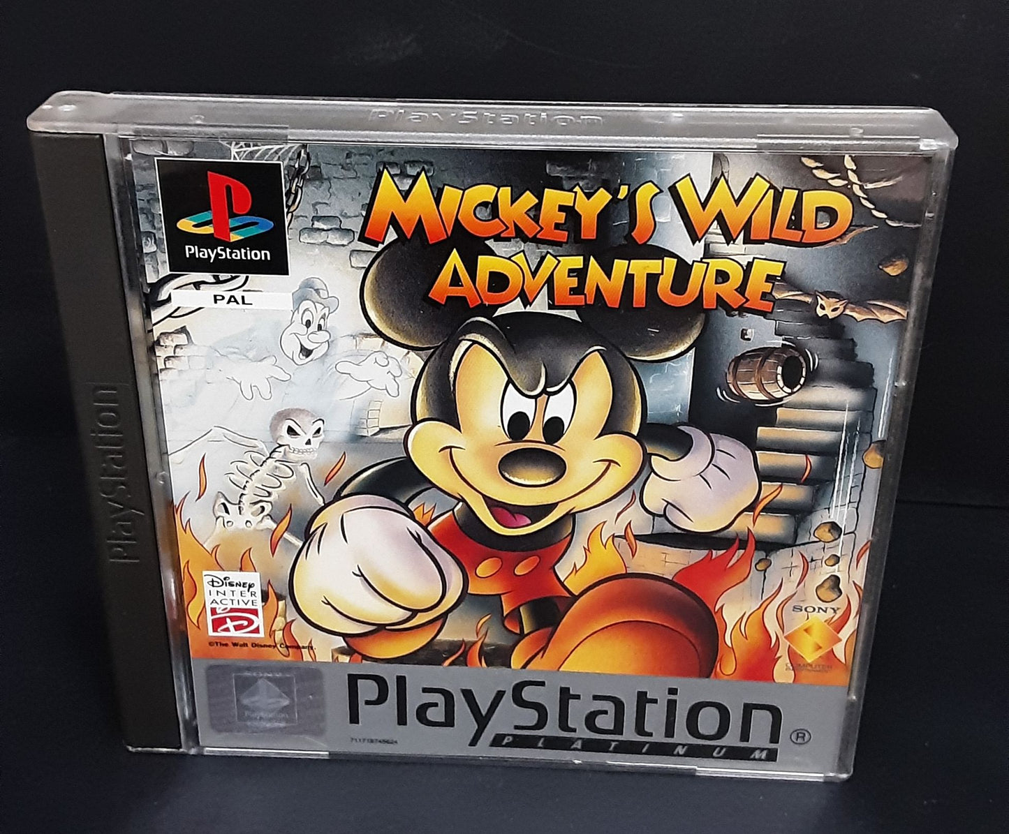 Sony PlayStation 1 PS1 Mickey's Wild Adventure Platinum Edition with Manual