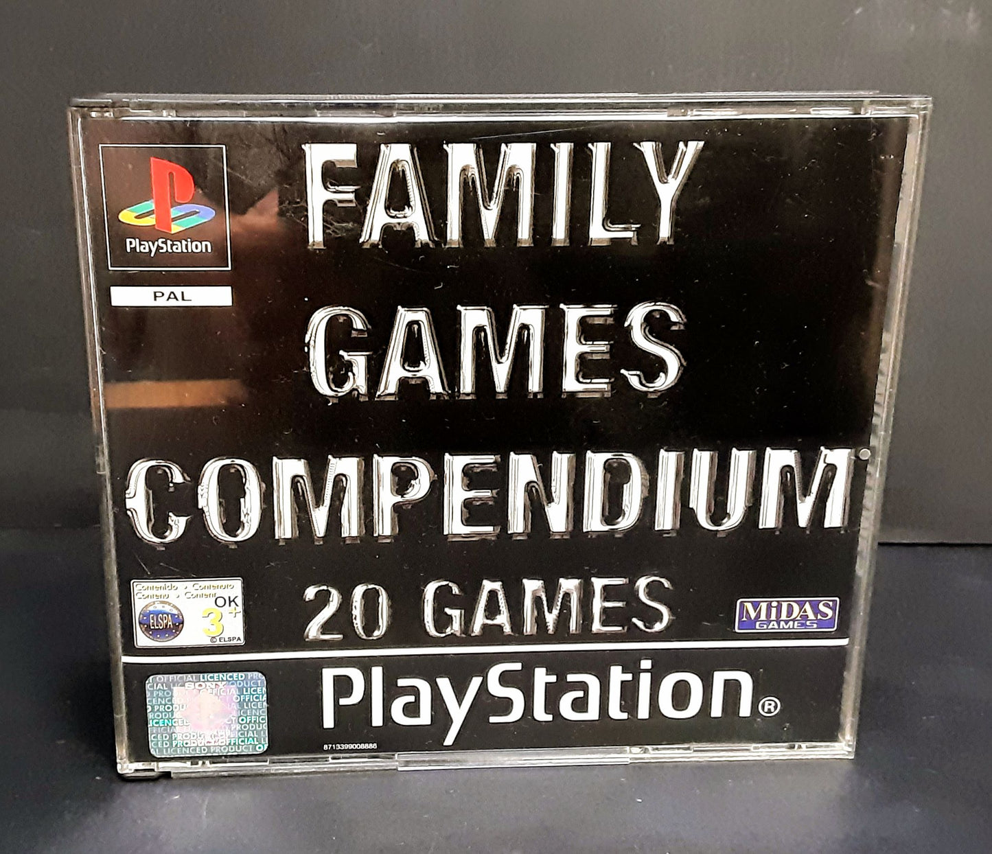 Family Games Compendium 20 Games PS1 with Manual with Manual