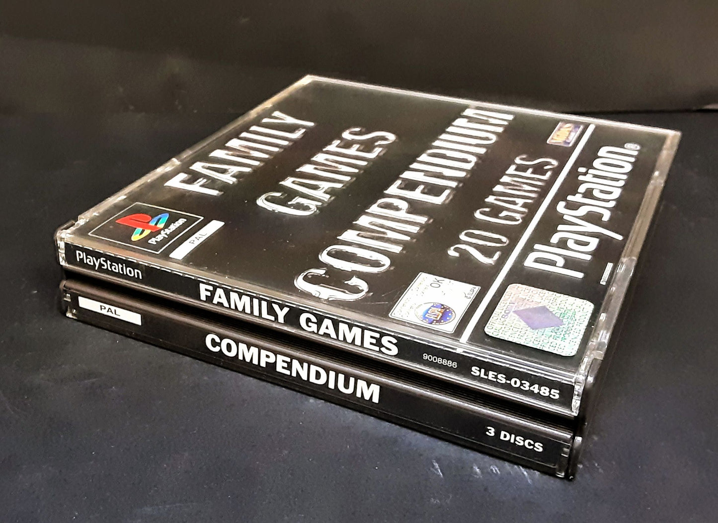 Family Games Compendium 20 Games PS1 with Manual with Manual