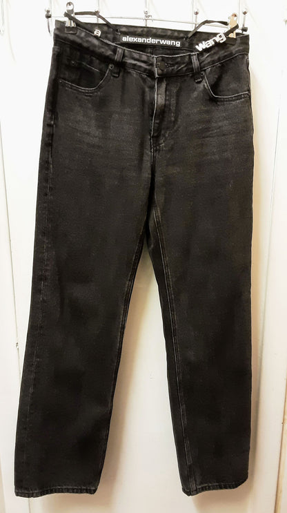 Alexander Wang Criss Cross Black Jeans size 27