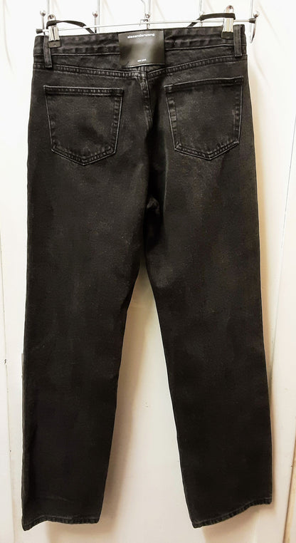 Alexander Wang Criss Cross Black Jeans size 27