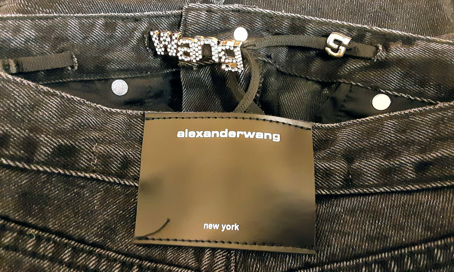 Alexander Wang Criss Cross Black Jeans size 27