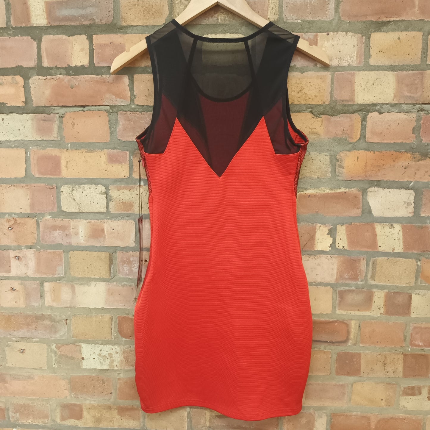 BNWT Wow Couture Small Red Gold BodyCon Dress
