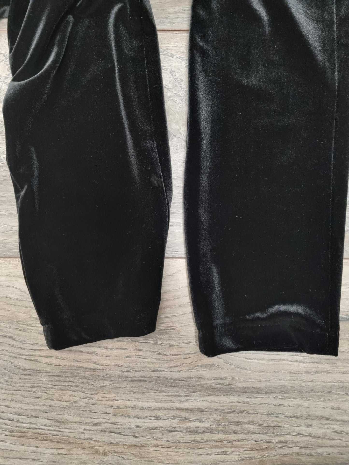 House of Bruar Black Velvet Trousers Size 34W BNWT