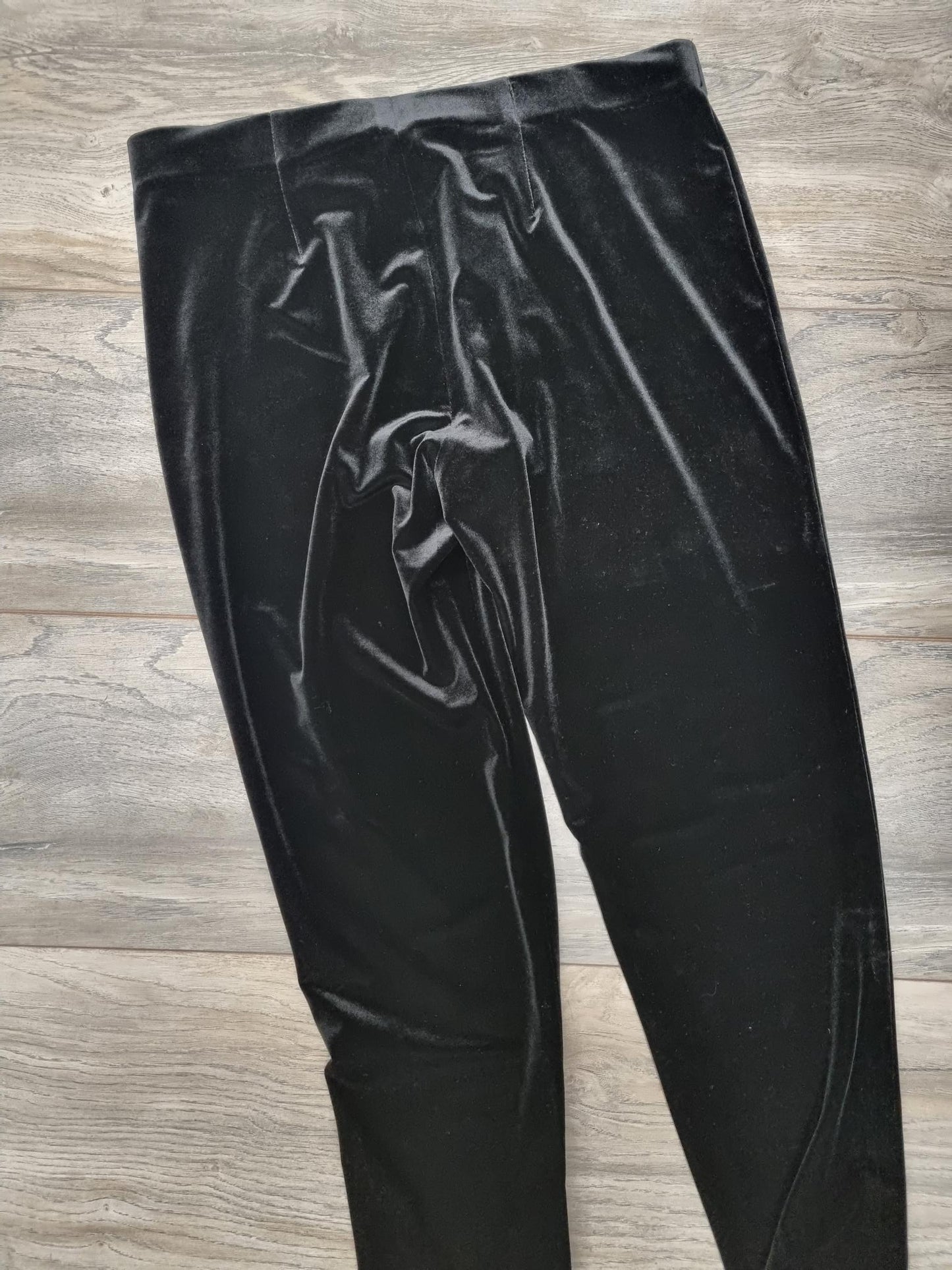House of Bruar Black Velvet Trousers Size 34W BNWT
