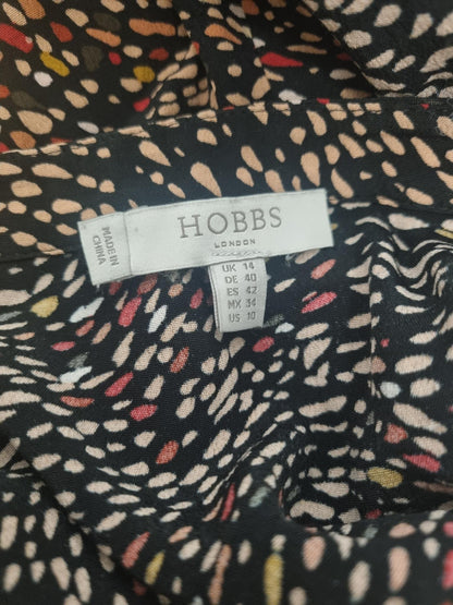 Hobbs Patterned Blouse Size 14