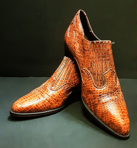 Dingo Tan Leather Western Shoes size 5