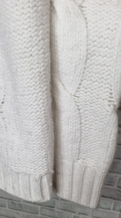 White Label The White Company White Knitted Jumper Size Medium