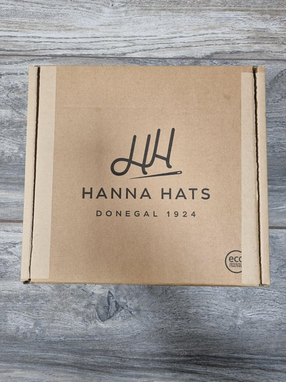BNWT Hanna Hats Donegal Brown Tweed Cap XL