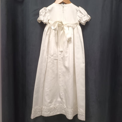 Christening Gown Dress & Bonnet  3 - 6 Months