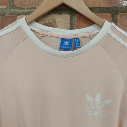 Adidas Large Pink Casual T Shirt