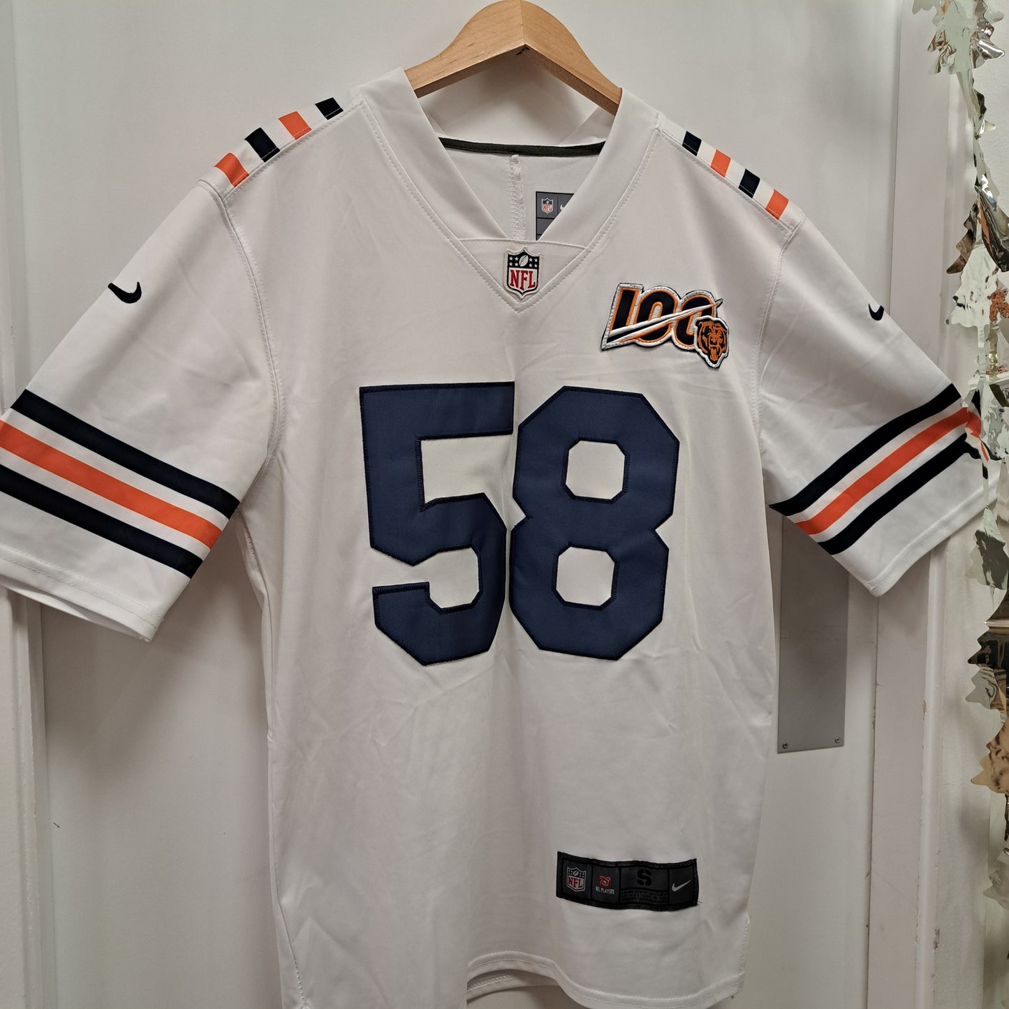 NFL Chicago Bears Roquan Smith 58 2019 Jersey Excellent Condition Size S