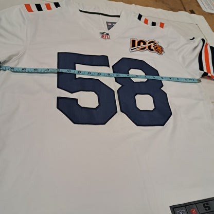 NFL Chicago Bears Roquan Smith 58 2019 Jersey Excellent Condition Size S