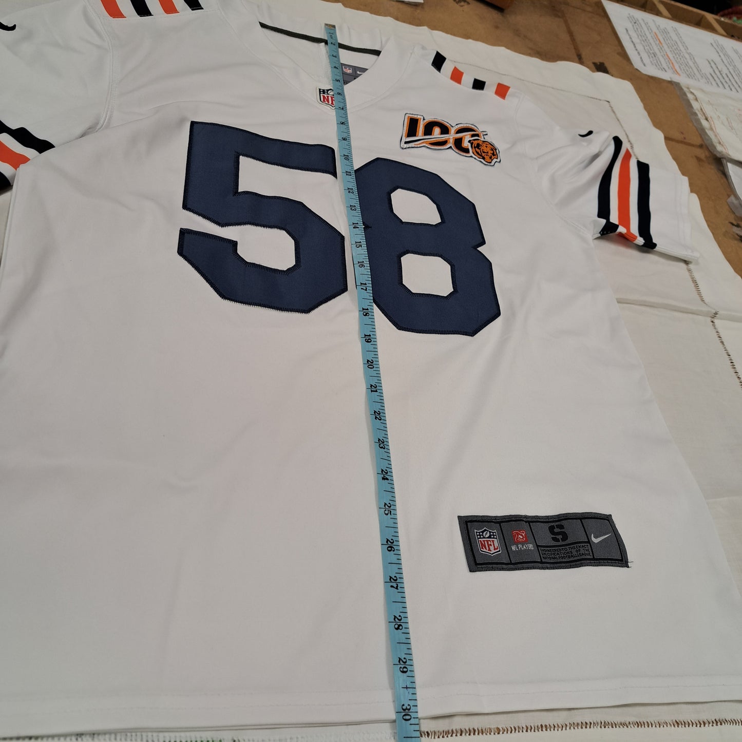 NFL Chicago Bears Roquan Smith 58 2019 Jersey Excellent Condition Size S