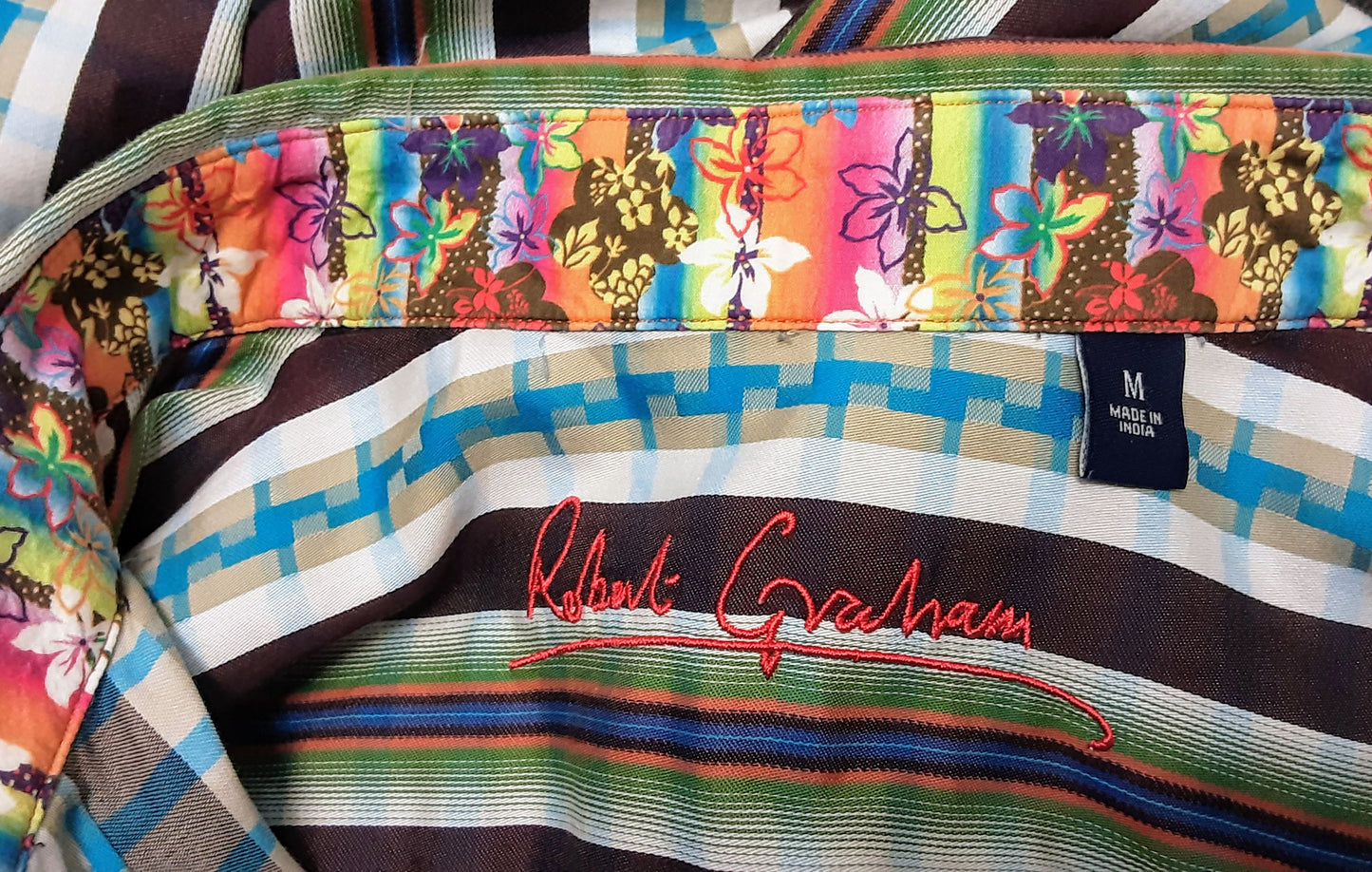 Robert Graham Multicolour Cotton Shirt size M