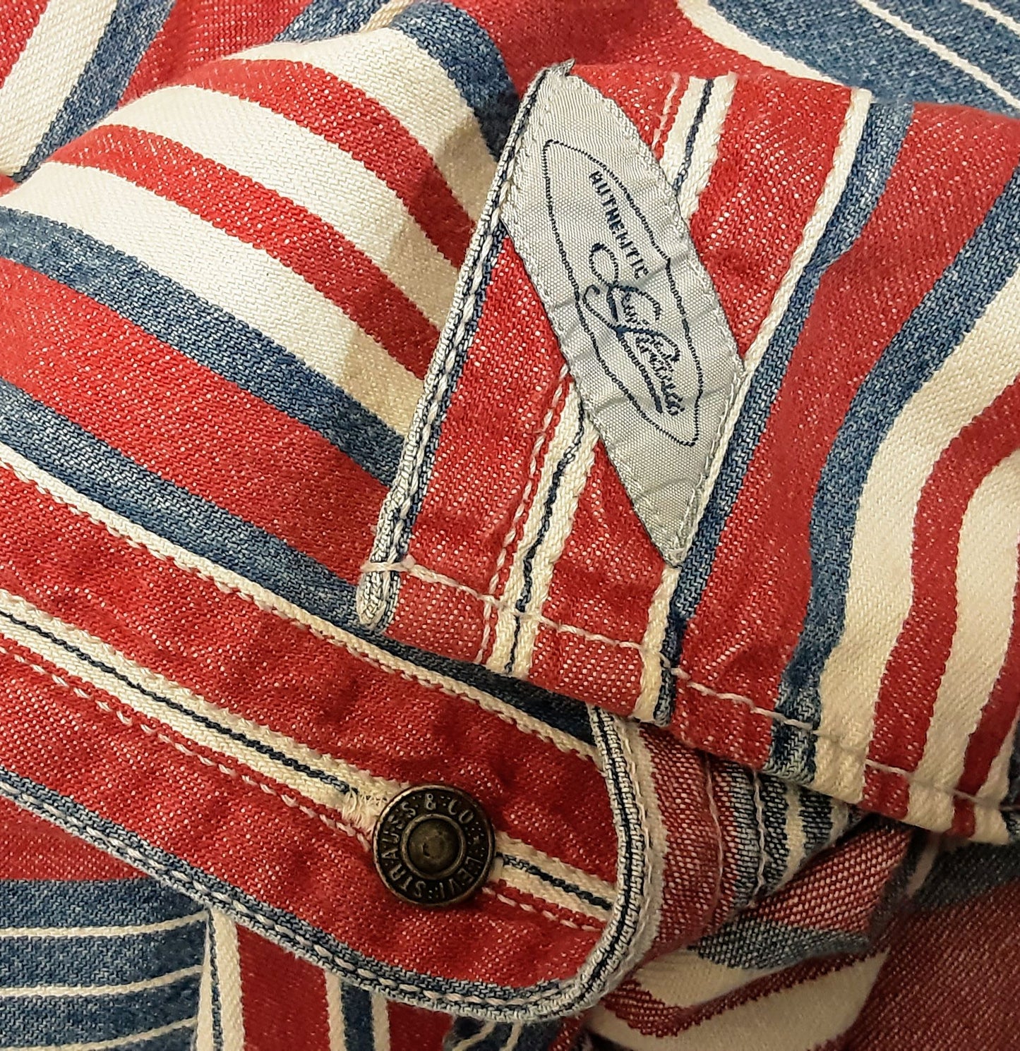 Levi's Vintage Stripes Cotton Shirt size S