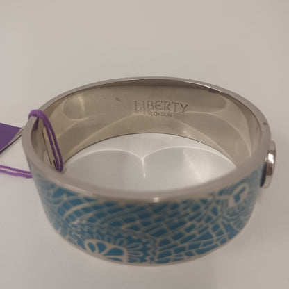 New With Tag Liberty London Hera Solid Cuff Teal Bracelet
