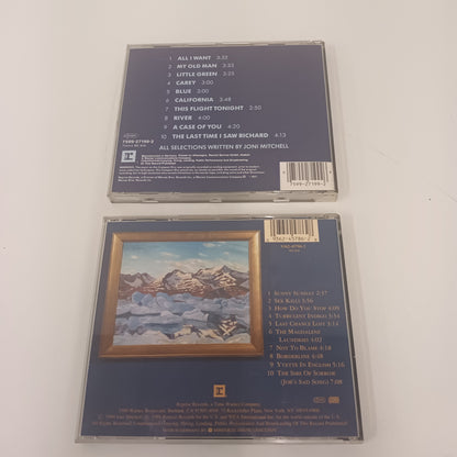 2 Joni Mitchell CD's Blue & Turbulent Indigo