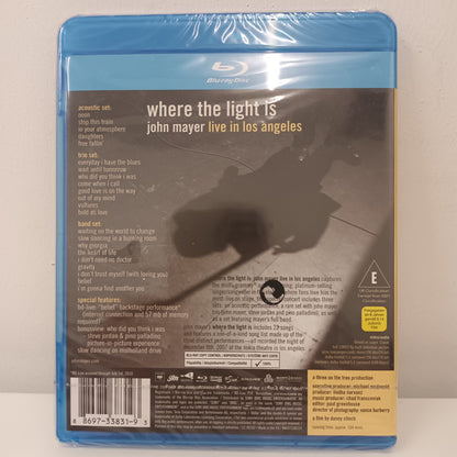 New Factory Sealed Where The Light Is John Mayer Live In Los Angeles Blu-ray