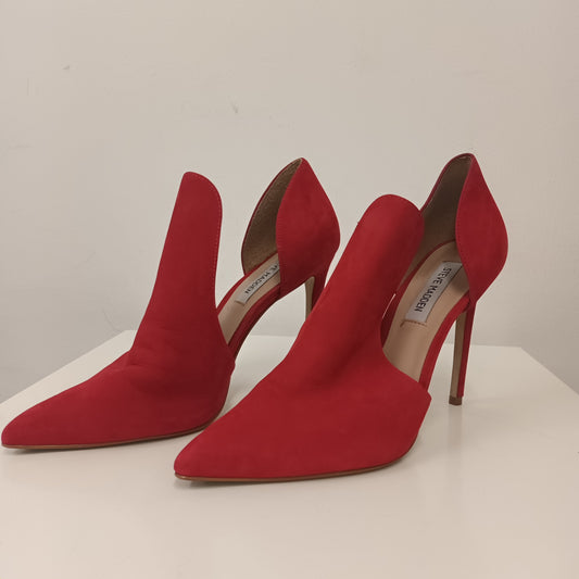 Steve Madden Red Size 6 High Heel Shoes Stilettos