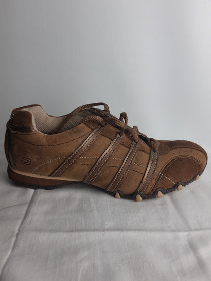 Skechers Brown Leather Shoes, Size 5