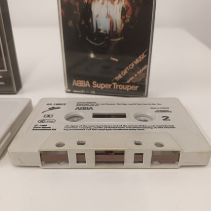 ABBA Greatest Hits & Super Trouper Cassette Tapes