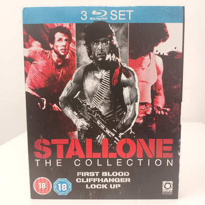 Stallone The Collection 3 Blu-ray Disc Set First Blood Cliffhanger Lock Up