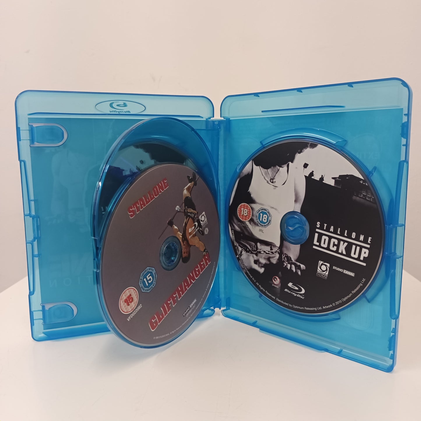 Stallone The Collection 3 Blu-ray Disc Set First Blood Cliffhanger Lock Up