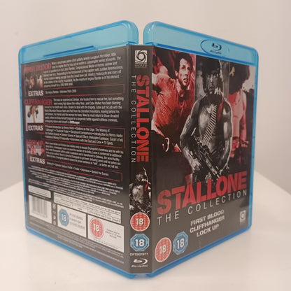 Stallone The Collection 3 Blu-ray Disc Set First Blood Cliffhanger Lock Up