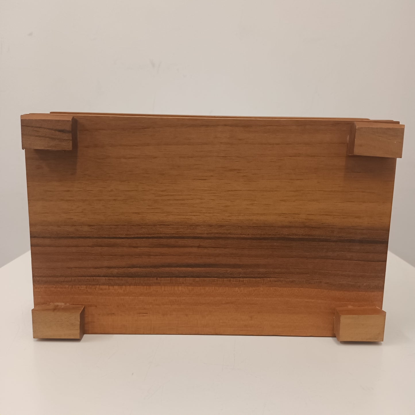 Handmade Carved Wooden Pop Up Cigarette Box