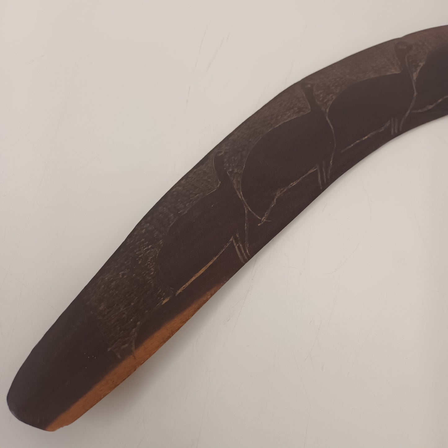 Aboriginal Tribal Art 22" Carved Boomerang