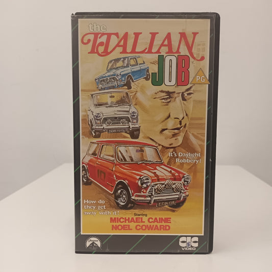 The Italian Job VHS Tape CIC Green Stripe