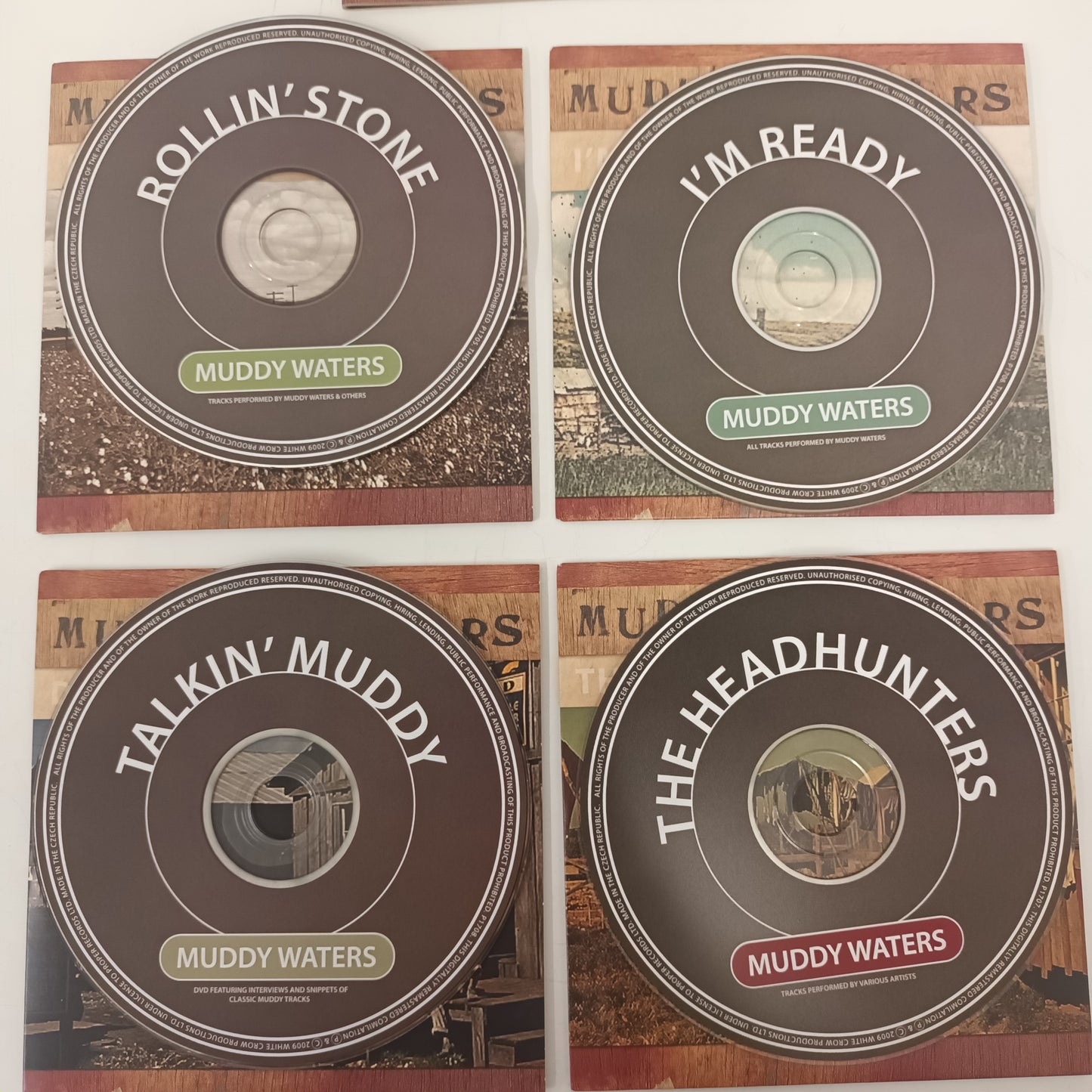 Muddy Waters Steppin Stone 4 Disc CD & DVD Box Set