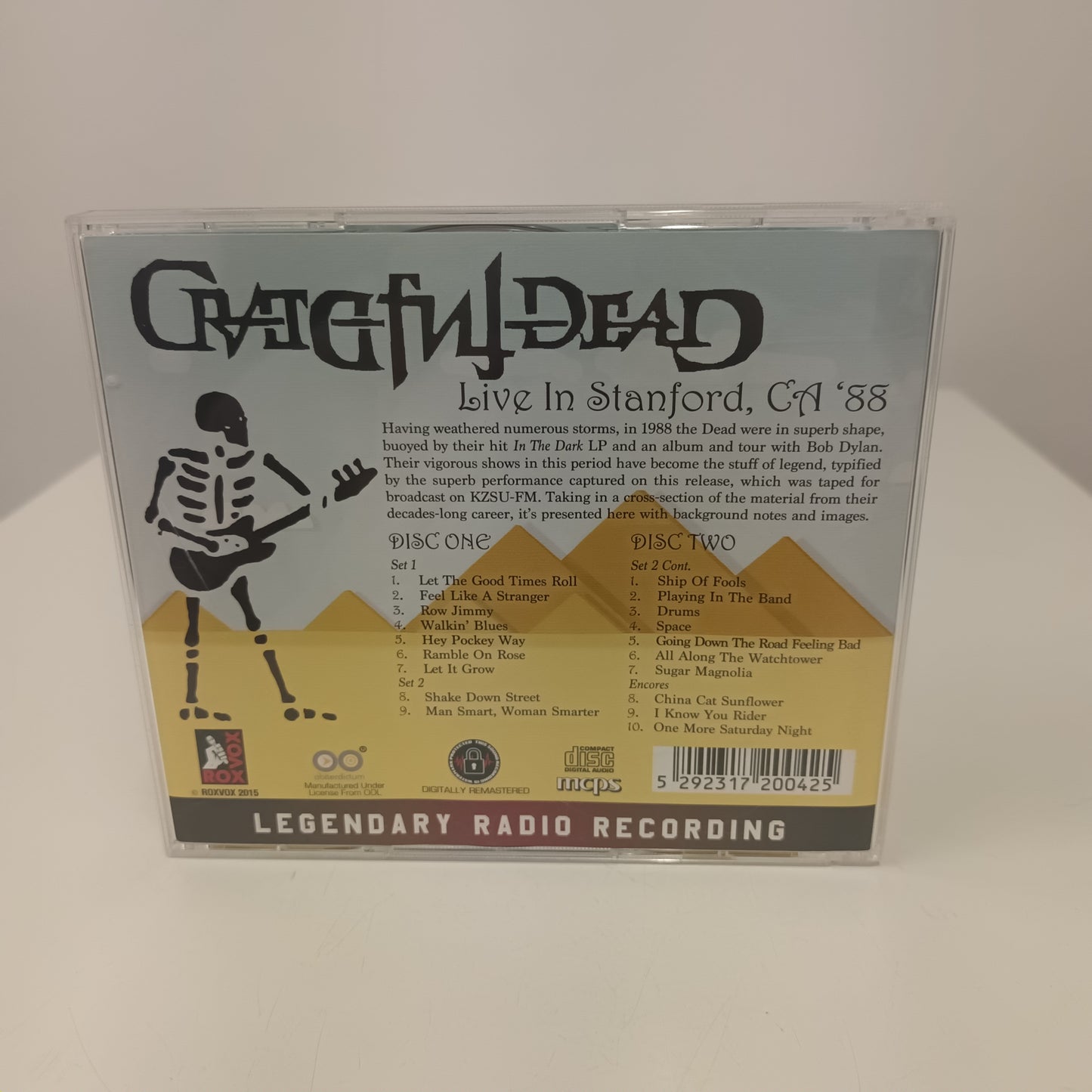 Grateful Dead Live In Stanford '88 2 CD Set