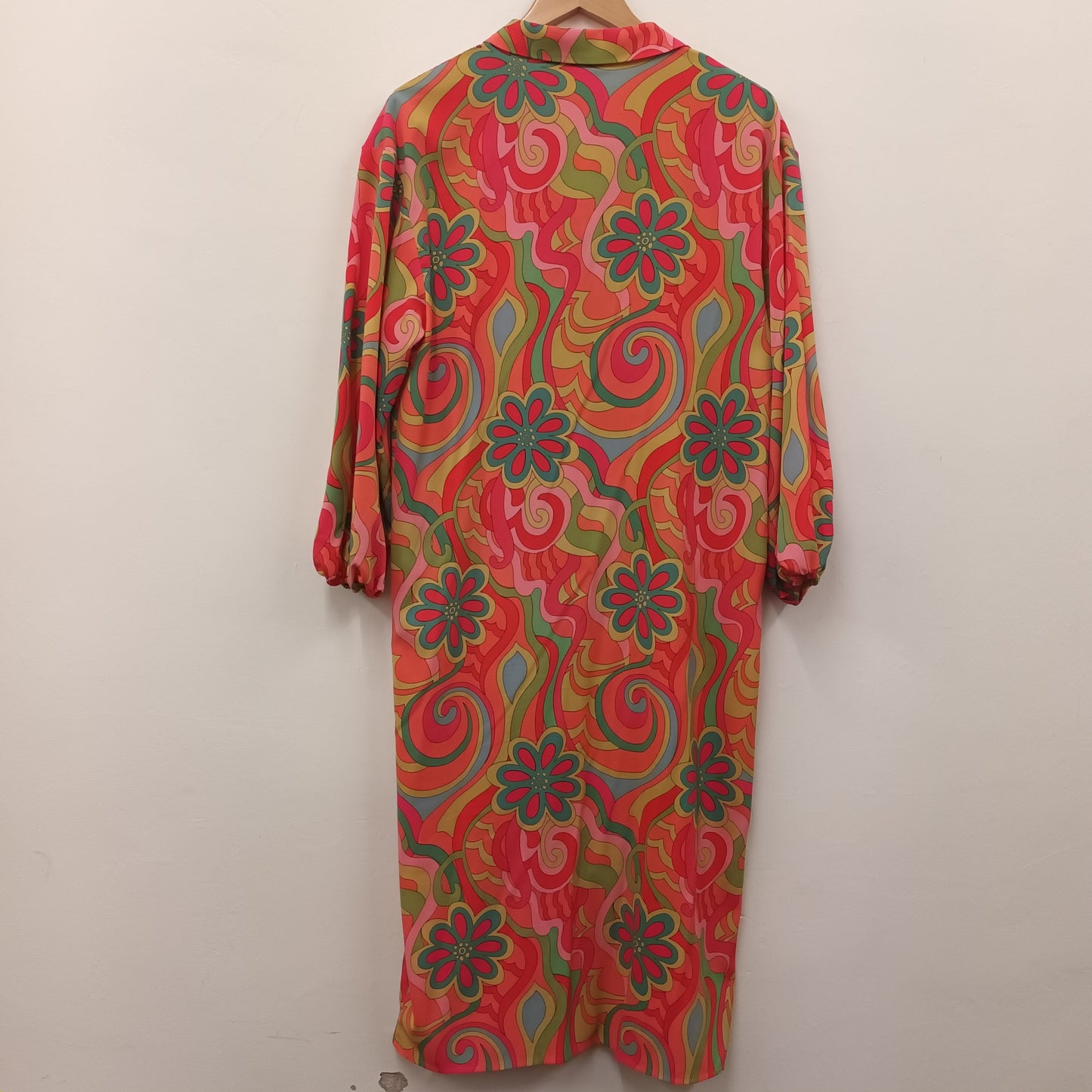 Vila Size 12 Summer Retro Style Maxi Dress