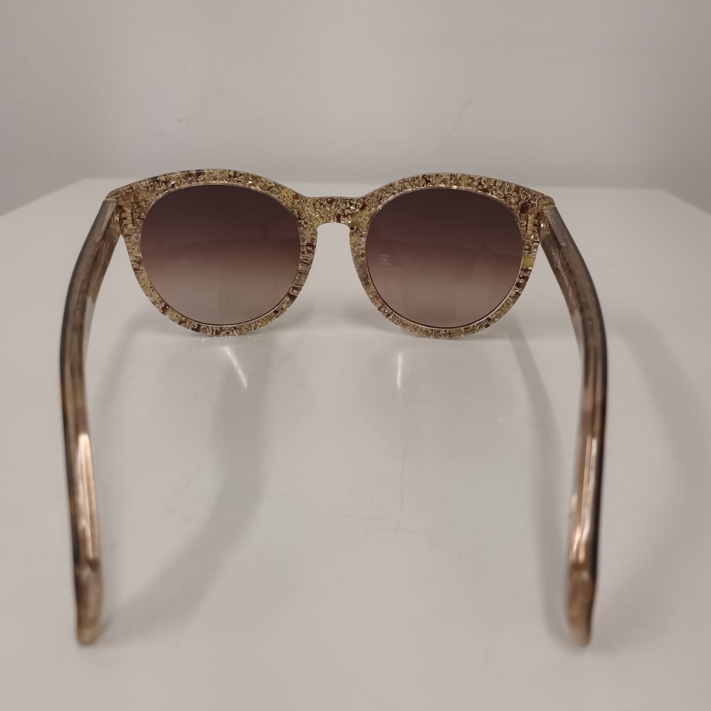 Tommy Hilfiger Gold Glitter Tortoiseshell Sunglasses TH 1291