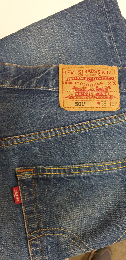 Levi Strauss Levi's 501 Blue Jeans Waist 36 Leg 32
