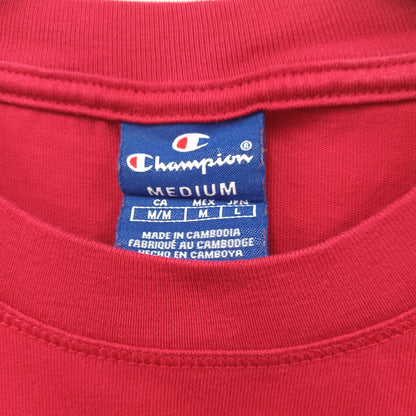 Champion Size Medium Red T Shirt