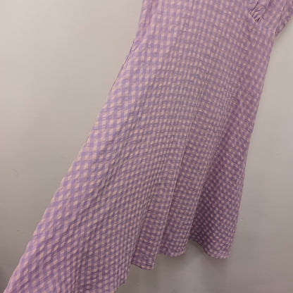 Little Wings Factory Size 14 Lilac & Pink Gingham Dress