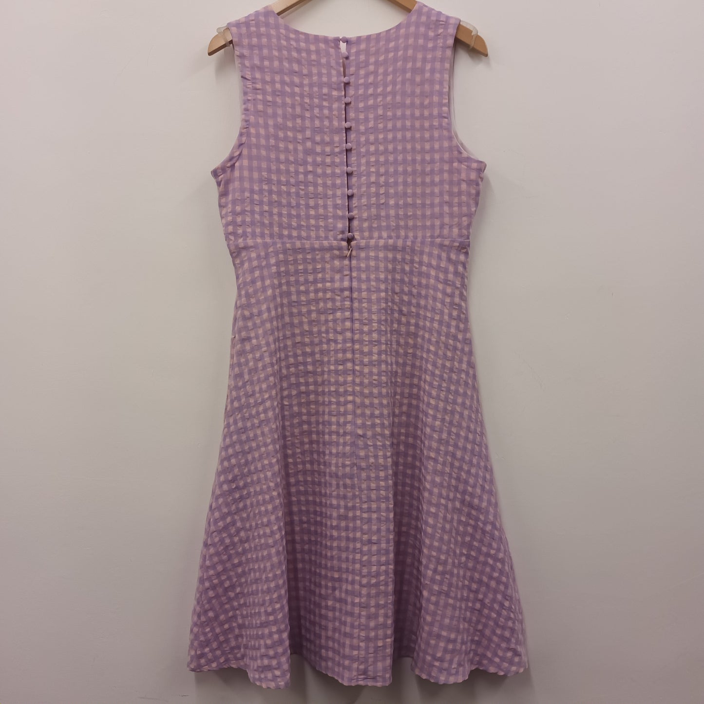 Little Wings Factory Size 14 Lilac & Pink Gingham Dress