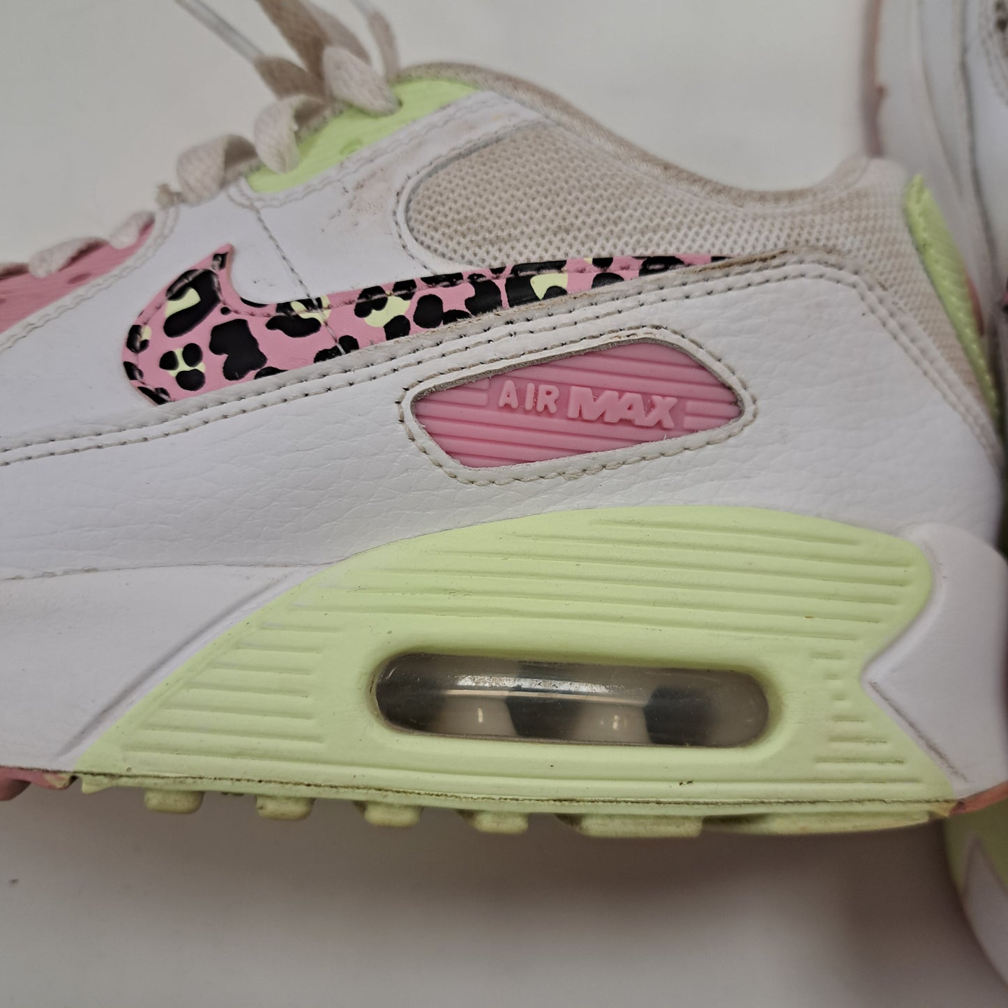 Nike Air Max 90 Pink / Barely Volt UK Size 6