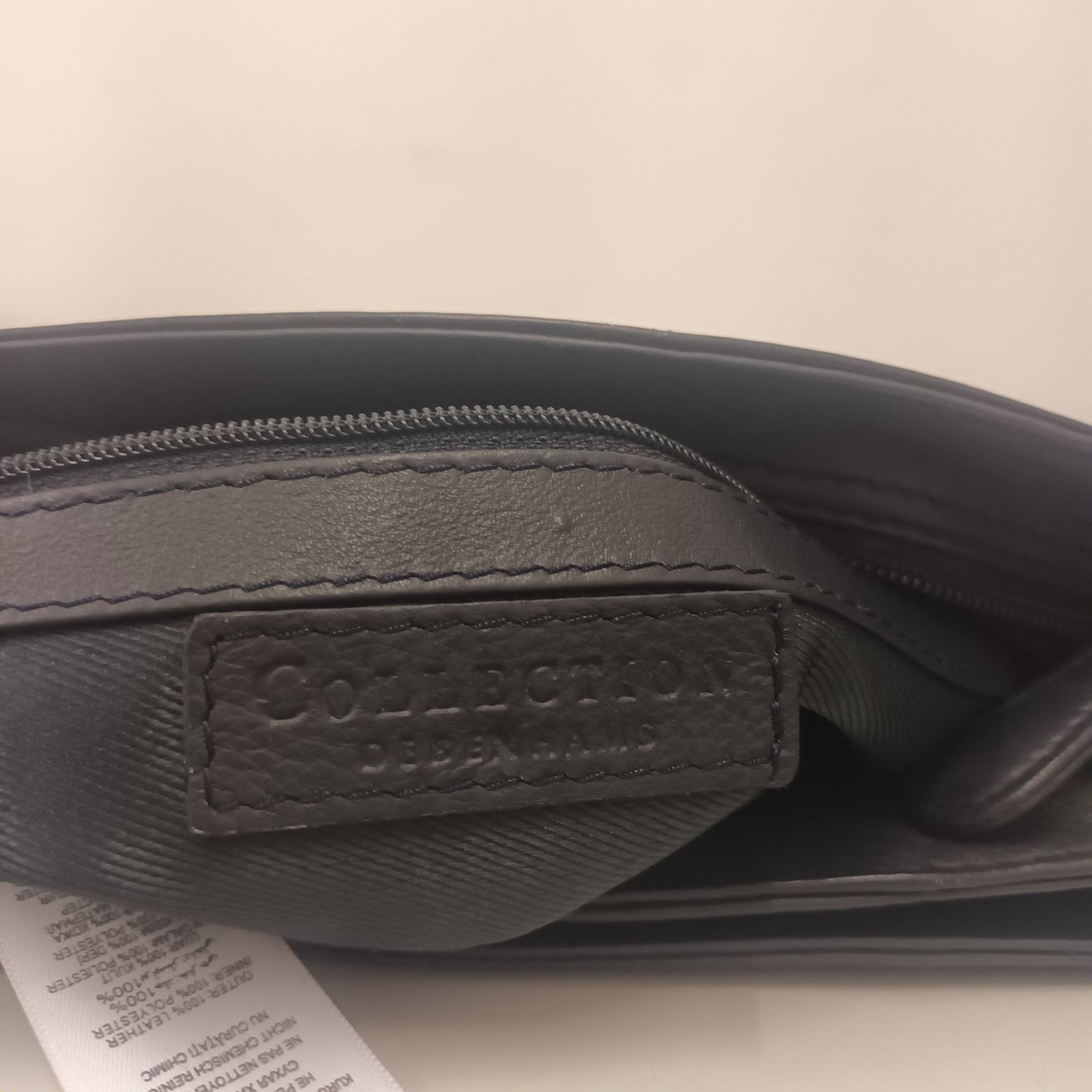 Debenhams Collection Dark Navy Leather Handbag